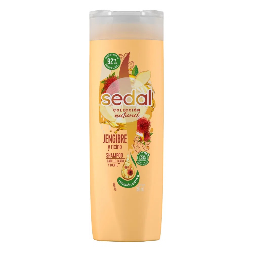 SEDAL SHAMPOO 190ML JENGIBRE Y RICINO